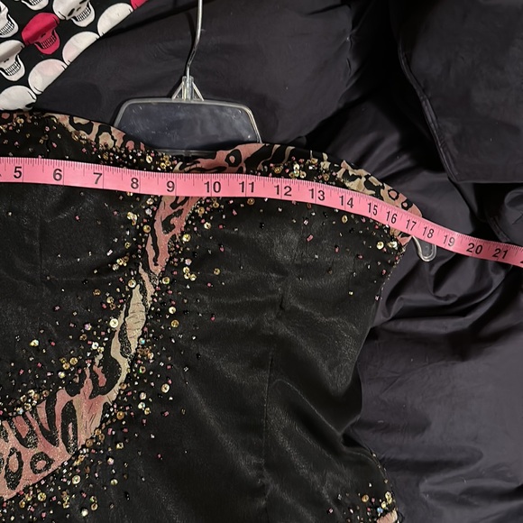 Leopard print Evening Prom Gown - Picture 3 of 7